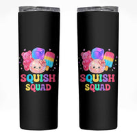 Squish Squad Kawaii Glitter Dumpling and Candy Graphic Skinny Tumbler Cute Gummy Bear Popsicle
