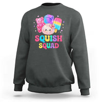 Squish Squad Kawaii Glitter Dumpling and Candy Graphic Sweatshirt Cute Gummy Bear Popsicle