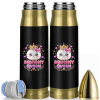 Squishy Queen Kawaii Glitter Dumpling Graphic Bullet Tumbler Cute Tiara Crown and Pink Bow
