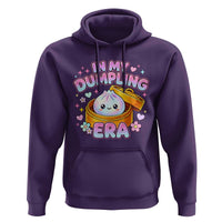 In My Dumpling Era Kawaii Pastel Graphic Hoodie Retro Groovy Glitter Bao Steamer Basket