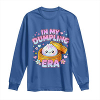 In My Dumpling Era Kawaii Pastel Graphic Long Sleeve Shirt Retro Groovy Glitter Bao Steamer Basket