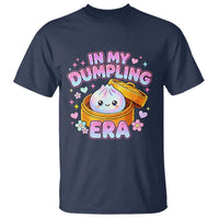 In My Dumpling Era Kawaii Pastel Graphic T Shirt Retro Groovy Glitter Bao Steamer Basket