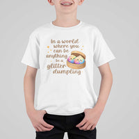 Be A Glitter Dumpling Kawaii Graphic T Shirt For Kid In A World Squish Squad Mystery Box