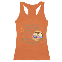 Be A Glitter Dumpling Kawaii Graphic Racerback Tank Top In A World Squish Squad Mystery Box