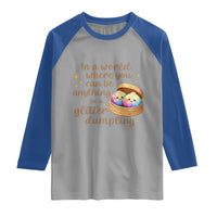 Be A Glitter Dumpling Kawaii Graphic Raglan Shirt In A World Squish Squad Mystery Box