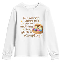 Be A Glitter Dumpling Kawaii Graphic Youth Sweatshirt In A World Squish Squad Mystery Box