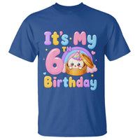 Its My 6th Birthday Kawaii Glitter Dumpling Graphic T Shirt Cute 6 Years Old Rainbow Bday Girl Party