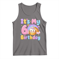 Its My 6th Birthday Kawaii Glitter Dumpling Graphic Tank Top Cute 6 Years Old Rainbow Bday Girl Party