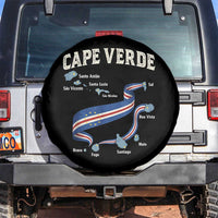 Cape Verde Islands Map National Flag Spare Tire Cover Cabo Verde Archipelago Geography Pride