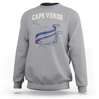 Cape Verde Islands Map National Flag Sweatshirt Cabo Verde Archipelago Geography Pride