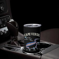 Cape Verde Islands Map National Flag Tumbler Cup Cabo Verde Archipelago Geography Pride
