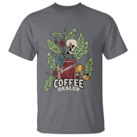 Skeleton Barista T Shirt Coffee Dealer Latte Lover - Wonder Print Shop