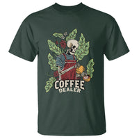 Skeleton Barista T Shirt Coffee Dealer Latte Lover - Wonder Print Shop
