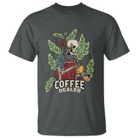 Skeleton Barista T Shirt Coffee Dealer Latte Lover - Wonder Print Shop