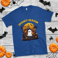 Halloween T Shirt Spooky Season Ghost Boo Scary Night Halloween Costume - Wonder Print Shop