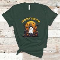 Halloween T Shirt Spooky Season Ghost Boo Scary Night Halloween Costume - Wonder Print Shop