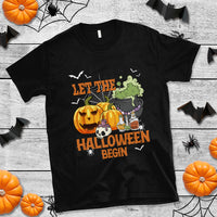 Halloween T Shirt Let The Halloween Begin Scary Pumpkin Halloween Costume - Wonder Print Shop