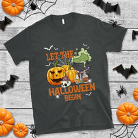 Halloween T Shirt Let The Halloween Begin Scary Pumpkin Halloween Costume - Wonder Print Shop