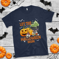 Halloween T Shirt Let The Halloween Begin Scary Pumpkin Halloween Costume - Wonder Print Shop