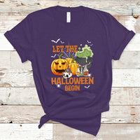 Halloween T Shirt Let The Halloween Begin Scary Pumpkin Halloween Costume - Wonder Print Shop