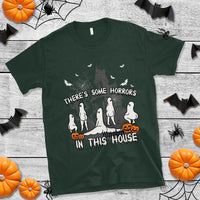 Halloween T Shirt There's Some Horrors In This House Ghosts Pumpkin Halloween - Wonder Print Shop