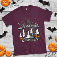 Halloween T Shirt There's Some Horrors In This House Ghosts Pumpkin Halloween - Wonder Print Shop