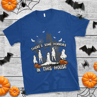 Halloween T Shirt There's Some Horrors In This House Ghosts Pumpkin Halloween - Wonder Print Shop