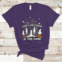 Halloween T Shirt There's Some Horrors In This House Ghosts Pumpkin Halloween - Wonder Print Shop