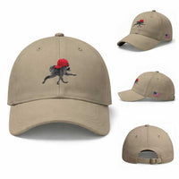 Funny Jimothy Raccoon Wearing Red Cap Graphic Baseball Cap Viral Seattle Trash Panda Feral Legend