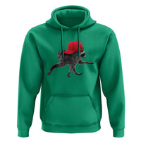 Funny Jimothy Raccoon Wearing Red Cap Graphic Hoodie Viral Seattle Trash Panda Feral Legend