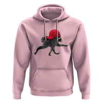 Funny Jimothy Raccoon Wearing Red Cap Graphic Hoodie Viral Seattle Trash Panda Feral Legend