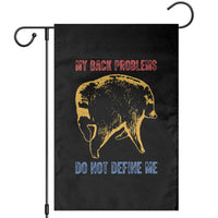 Funny Jimothy Meme Back Pain Humor Garden Flag My Back Problems Do Not Define Me Viral Seattle Raccoon