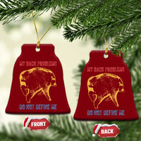 Funny Jimothy Meme Back Pain Humor Ceramic Ornament My Back Problems Do Not Define Me Viral Seattle Raccoon