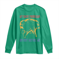 Funny Jimothy Meme Back Pain Humor Long Sleeve Shirt My Back Problems Do Not Define Me Viral Seattle Raccoon