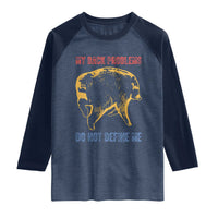 Funny Jimothy Meme Back Pain Humor Raglan Shirt My Back Problems Do Not Define Me Viral Seattle Raccoon
