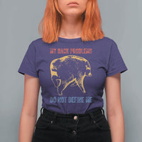 Funny Jimothy Meme Back Pain Humor T Shirt For Women My Back Problems Do Not Define Me Viral Seattle Raccoon