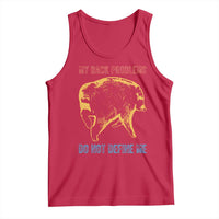 Funny Jimothy Meme Back Pain Humor Tank Top My Back Problems Do Not Define Me Viral Seattle Raccoon