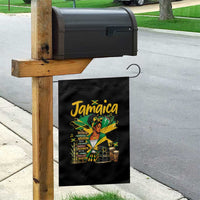 Proud Jamaican Queen Jamaica Roots Heritage Garden Flag Doctor Bird and Island Landmarks Graphic