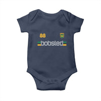 Jamaica Bobsled 1988 Sports Jersey Style Baby Onesie Retro Winter Games Team Island Jamaican Pride