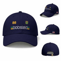 Jamaica Bobsled 1988 Sports Jersey Style Baseball Cap Retro Winter Games Team Island Jamaican Pride