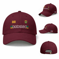 Jamaica Bobsled 1988 Sports Jersey Style Baseball Cap Retro Winter Games Team Island Jamaican Pride