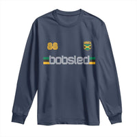 Jamaica Bobsled 1988 Sports Jersey Style Long Sleeve Shirt Retro Winter Games Team Island Jamaican Pride