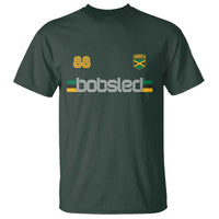 Jamaica Bobsled 1988 Sports Jersey Style T Shirt Retro Winter Games Team Island Jamaican Pride