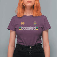 Jamaica Bobsled 1988 Sports Jersey Style T Shirt For Women Retro Winter Games Team Island Jamaican Pride