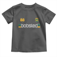 Jamaica Bobsled 1988 Sports Jersey Style Toddler T Shirt Retro Winter Games Team Island Jamaican Pride