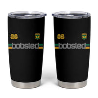 Jamaica Bobsled 1988 Sports Jersey Style Tumbler Cup Retro Winter Games Team Island Jamaican Pride