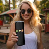 Hose Bee Lion Meme Slang Funny Wordplay Pun Graphic Skinny Tumbler