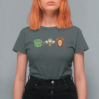 Hose Bee Lion Meme Slang Funny Wordplay Pun Graphic T Shirt For Women