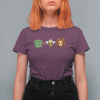 Hose Bee Lion Meme Slang Funny Wordplay Pun Graphic T Shirt For Women
