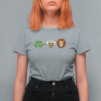Hose Bee Lion Meme Slang Funny Wordplay Pun Graphic T Shirt For Women